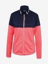 Sam 73 Blaues und rosa Damen-Sweatshirt mit Reißverschluss SAM73 Octans