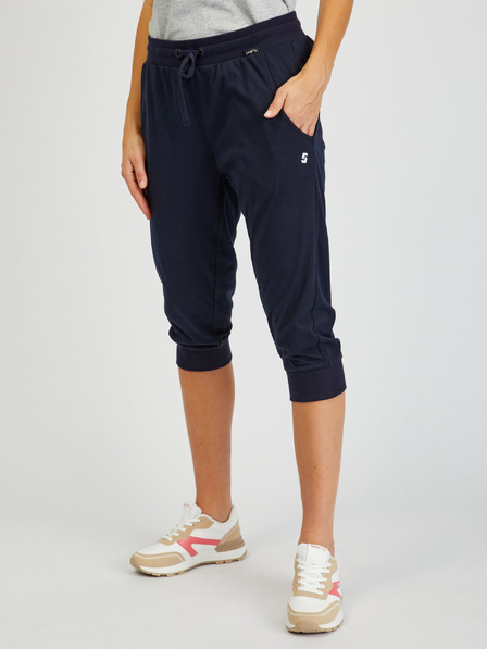Sam 73 Dunkelblaue dreiviertellange Damen-Sweatpants SAM73 Phoenix