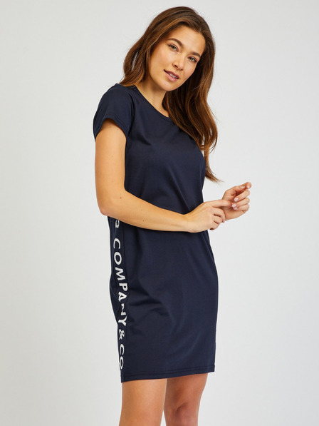 Sam 73 Dunkelblaues Damen-Sommerkleid SAM73 Delphinus