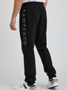Sam 73 Schwarze Herren-Sweatpants mit SAM73 Dio