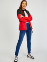 Sam 73 Schwarzes und rotes Damen-Sweatshirt mit Reißverschluss SAM73 Octans