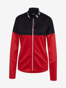 Sam 73 Schwarzes und rotes Damen-Sweatshirt mit Reißverschluss SAM73 Octans