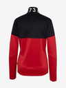 Sam 73 Schwarzes und rotes Damen-Sweatshirt mit Reißverschluss SAM73 Octans