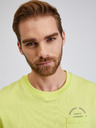Sam 73 Gelbes Herren-T-Shirt aus Baumwolle mit Tasche SAM73 Fenaklid