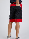 Sam 73 Schwarze und rote Herren-Shorts SAM73 Andalusit