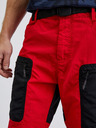 Sam 73 Schwarze und rote Herren-Shorts SAM73 Andalusit