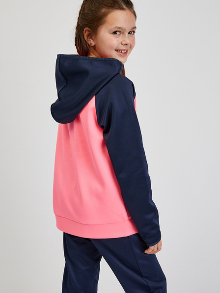 Sam 73 Blauer und rosa Kapuzenpullover für Mädchen SAM73 Draco
