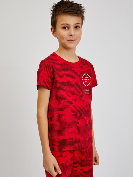Sam 73 Rotes Armee-T-Shirt für Jungen aus Baumwolle SAM73 Hydrus
