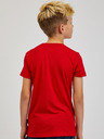 Sam 73 Rotes bedrucktes Jungen-T-Shirt SAM73 Scutum