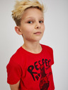 Sam 73 Rotes bedrucktes Jungen-T-Shirt SAM73 Scutum