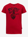 Sam 73 Rotes bedrucktes Jungen-T-Shirt SAM73 Scutum
