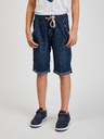 Sam 73 SAM73 Robert Dunkelblaue Denim-Shorts für Jungen