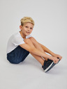 Sam 73 SAM73 Robert Dunkelblaue Denim-Shorts für Jungen