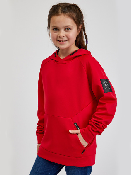 Sam 73 Roter Kinder-Kapuzenpullover SAM73 Virgo