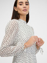 Orsay Cremefarbenes knielanges Damenkleid ORSAY
