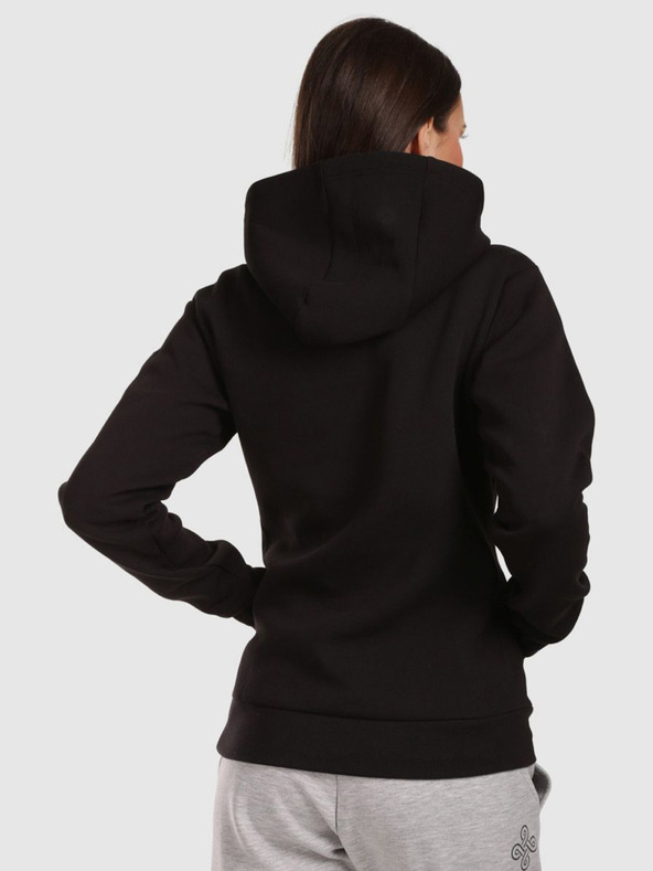 Kilpi Damen Kapuzenpullover aus Baumwolle Kilpi NIKY-W Schwarz