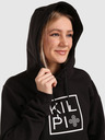 Kilpi Damen Kapuzenpullover aus Baumwolle Kilpi NIKY-W Schwarz