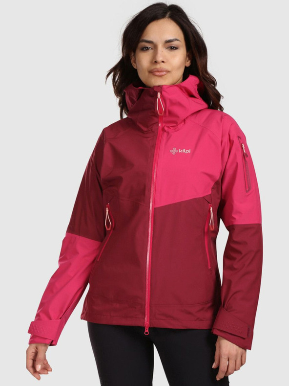 Kilpi Wasserdichte Hardshell-Jacke für Damen Kilpi MAMBA-W Dunkelrot