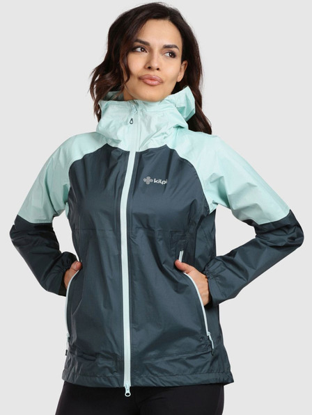 Kilpi Damen-Hardshell-Outdoorjacke Kilpi HURRICANE-W Dunkelgrün