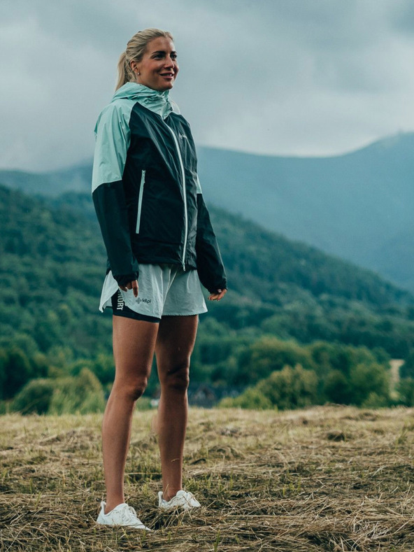 Kilpi Damen-Hardshell-Outdoorjacke Kilpi HURRICANE-W Dunkelgrün