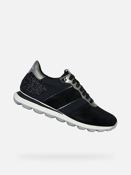 Geox Schwarze Damen Geox Spherica Vseries Turnschuhe