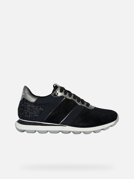 Geox Schwarze Damen Geox Spherica Vseries Turnschuhe