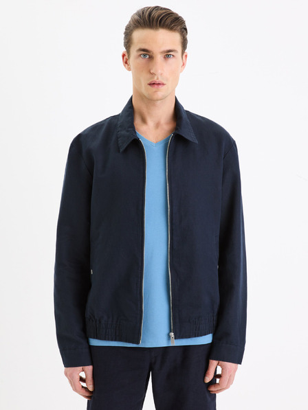 Celio Dunkelblaue leichte Herrenjacke Celio Gumarlon