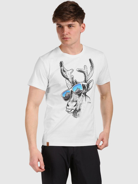 Kilpi Herren Baumwoll-T-Shirt Kilpi DISCOVER-M Weiß