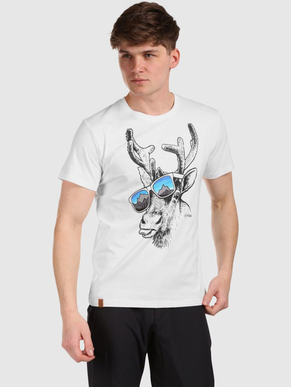 Kilpi Herren Baumwoll-T-Shirt Kilpi DISCOVER-M Weiß