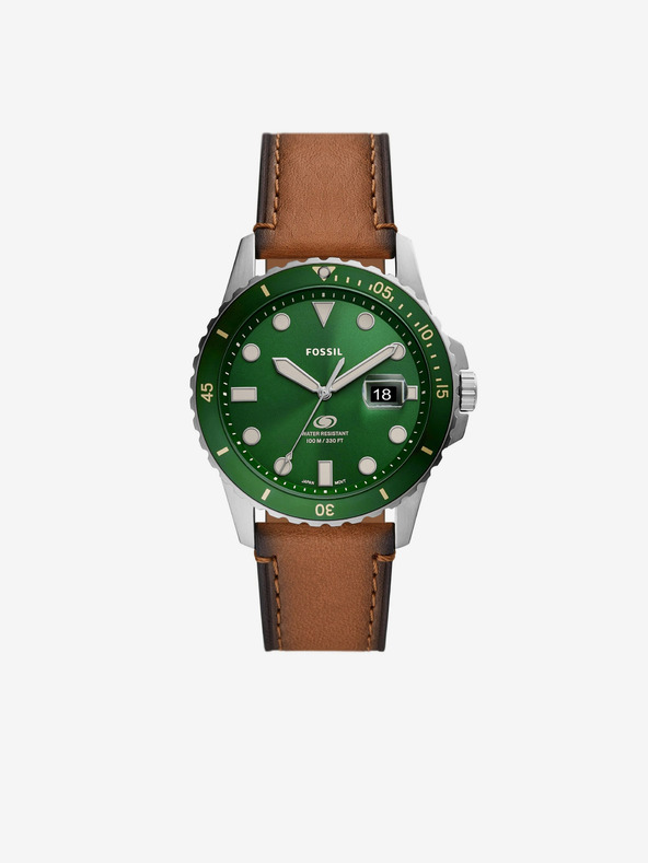 Fossil Silberne Herrenuhr von Fossil Blue
