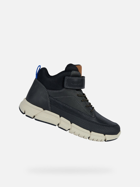 Geox Schwarze Jungen Geox Flexyper Stiefeletten