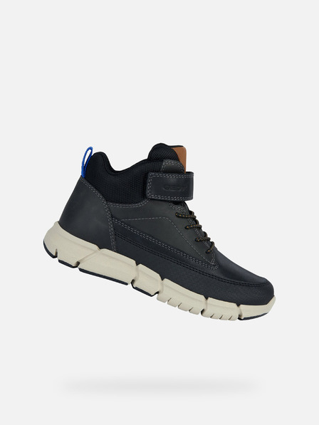 Geox Schwarze Jungen Geox Flexyper Stiefeletten