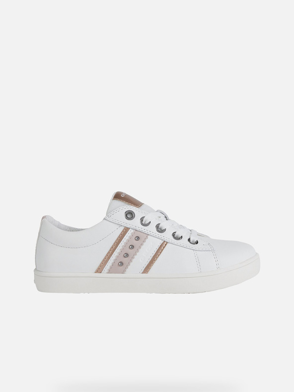 Geox Weiße Mädchen-Sneakers Geox Kathe