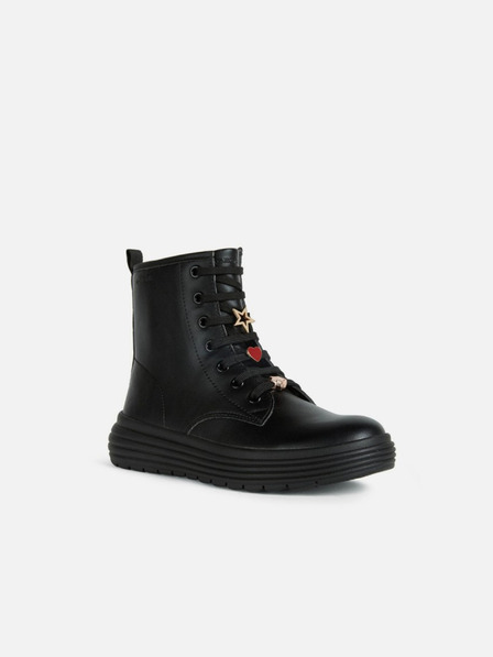 Geox Schwarze Girls-Stiefeletten Geox Phaolae