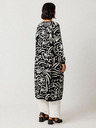 SKFK SKFK Suéter Kasandra Creme und Schwarz Damen Strickjacke mit Blumenmuster