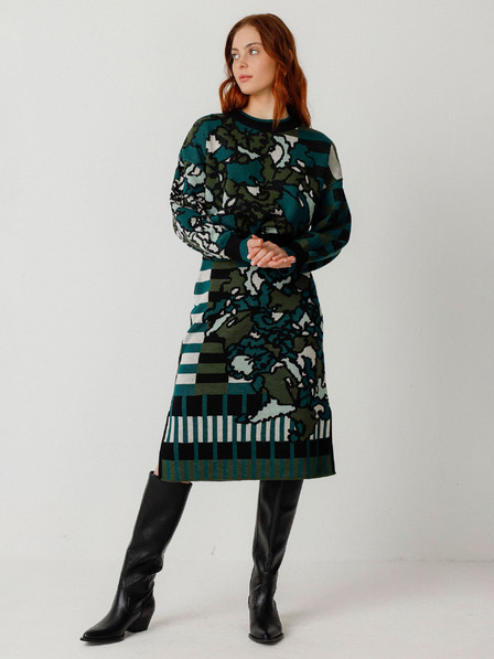 SKFK Grüner Damen-Blumenrock SKFK Falda Alda