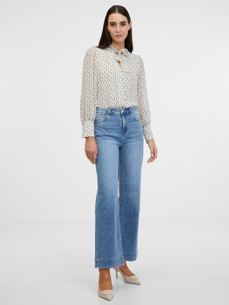 Orsay Cremefarbene Bluse ORSAY