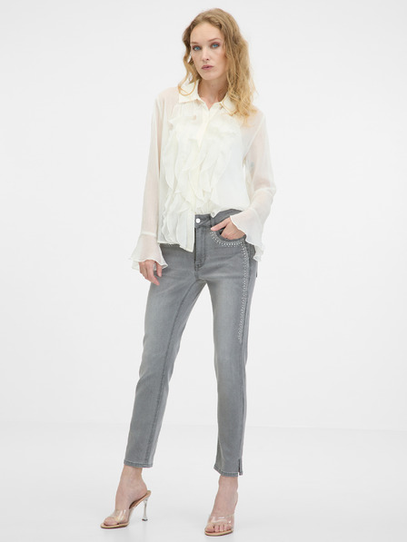 Orsay Hellgraue Damenjeans ORSAY
