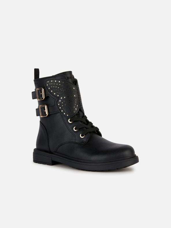 Geox Schwarze Mädchen Stiefelette Geox Eclair