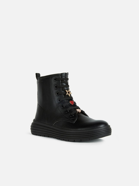 Geox Schwarze Girls-Stiefeletten Geox Phaolae