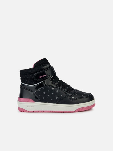 Geox Schwarz Mädchen Knöchelsneaker Geox Washiba