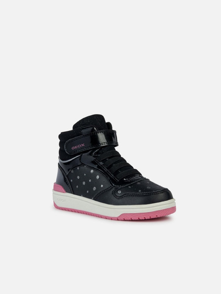 Geox Schwarz Mädchen Knöchelsneaker Geox Washiba