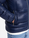 Ombre Clothing Dunkelblau Herren Stepp-Winterjacke Ombre Kleidung