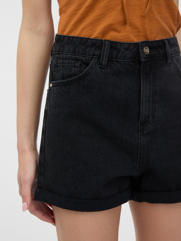 Orsay Schwarze Damen Denim Shorts ORSAY
