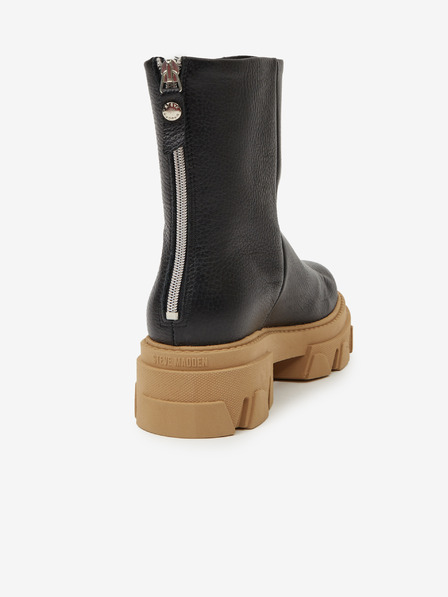 Steve Madden Schwarze Lederstiefeletten Steve Madden Maryann