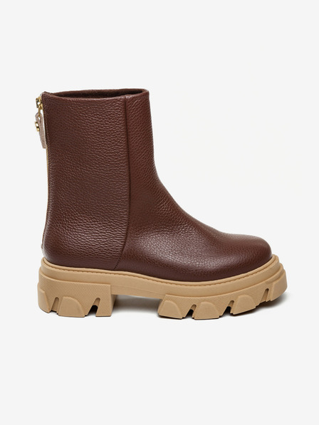 Steve Madden Braune Lederstiefeletten Steve Madden Maryann