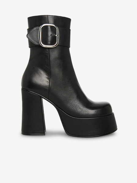 Steve Madden Schwarze Damen Lederstiefel mit Absatz Steve Madden Siren