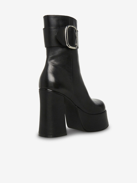 Steve Madden Schwarze Damen Lederstiefel mit Absatz Steve Madden Siren