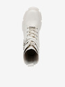 Steve Madden Weiße Damen Lederstiefeletten Steve Madden Traction Bootie
