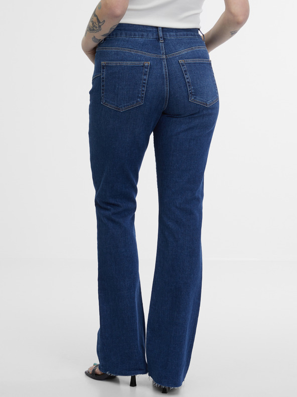 Orsay Dunkelblaue Damen-Bootcut-Jeans ORSAY
